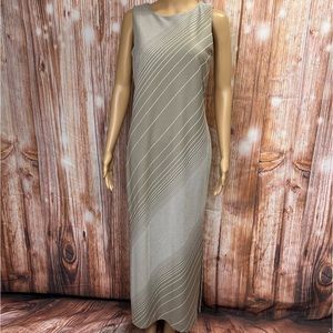 Vintage The White House Striped Maxi‎ Dress